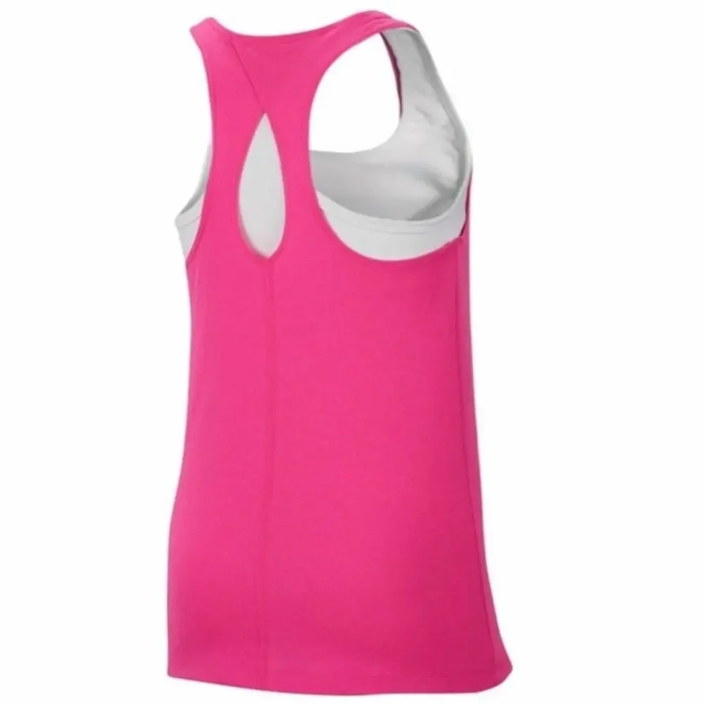 NIKE DRI-FIT Girls XL Pink Training Tank Top